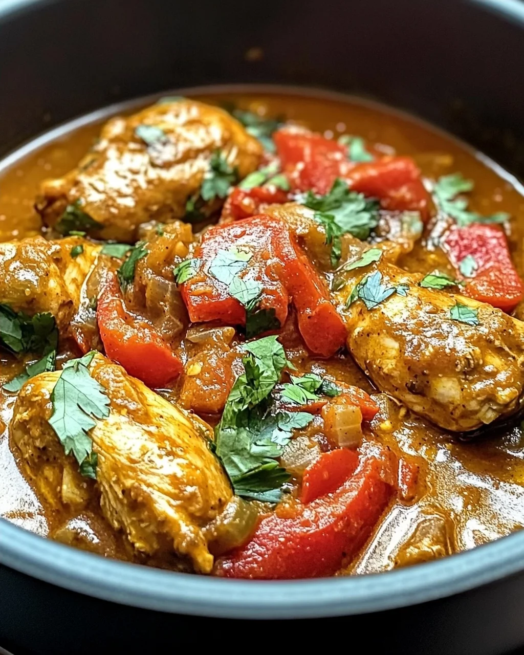 Afrikanischer Hühnchen-Erdnuss-Eintopf für Genießer