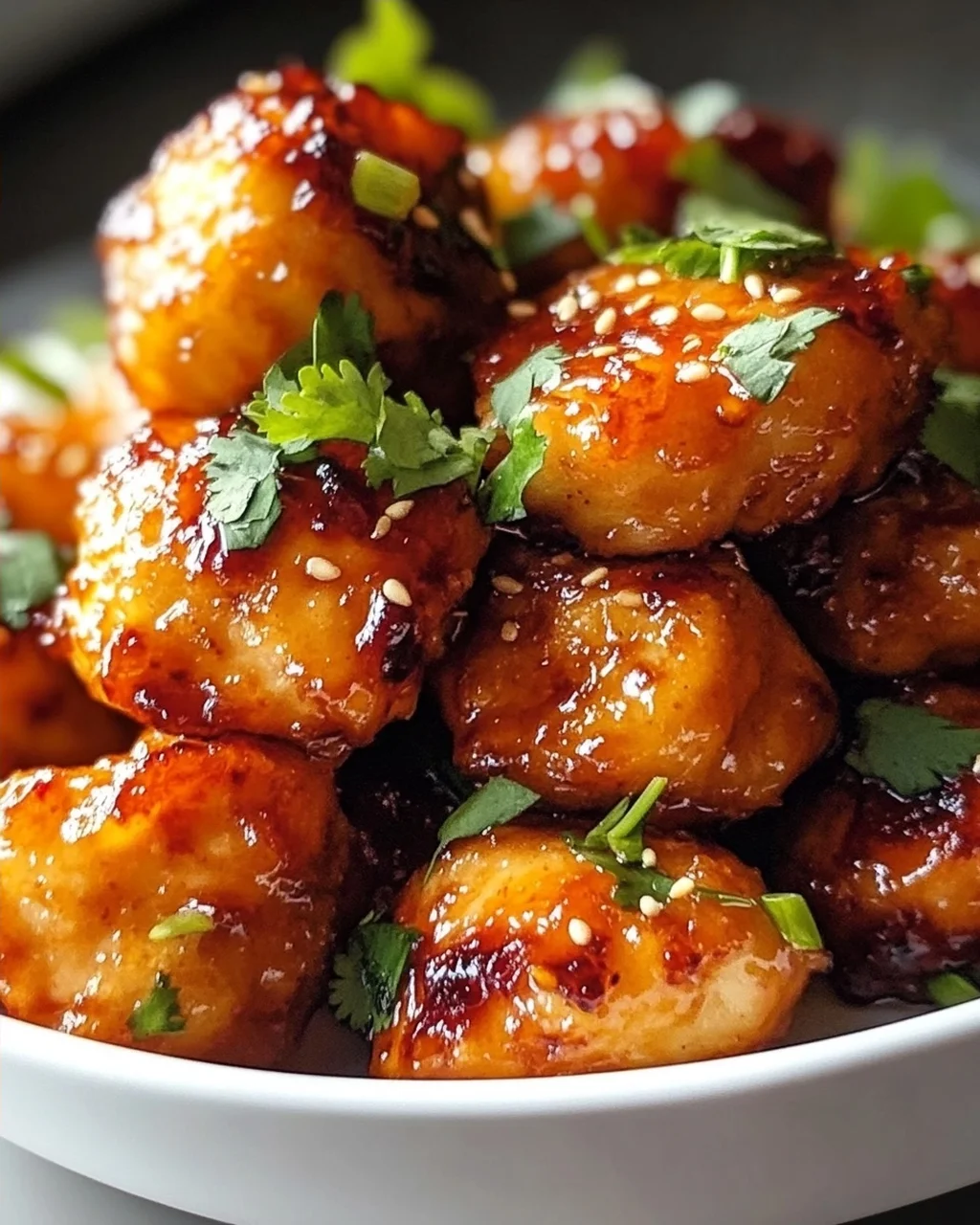 Air Fryer: Süß-scharfe Thai-Hühnchenbissen mit Chili-Glasur