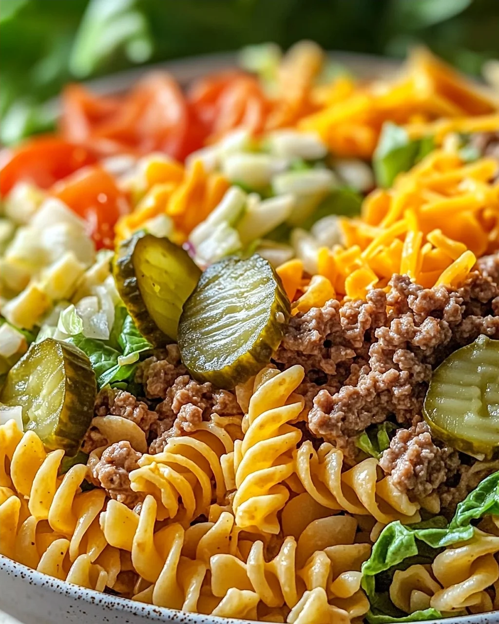 Big Mac Nudelsalat: Der Kult-Burger als frischer Salat!