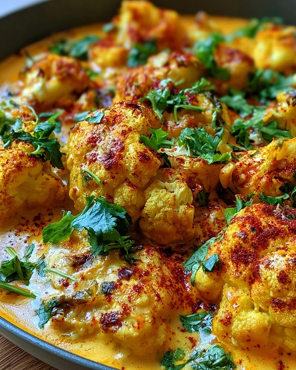 Blumenkohl Curry aus dem Backofen
