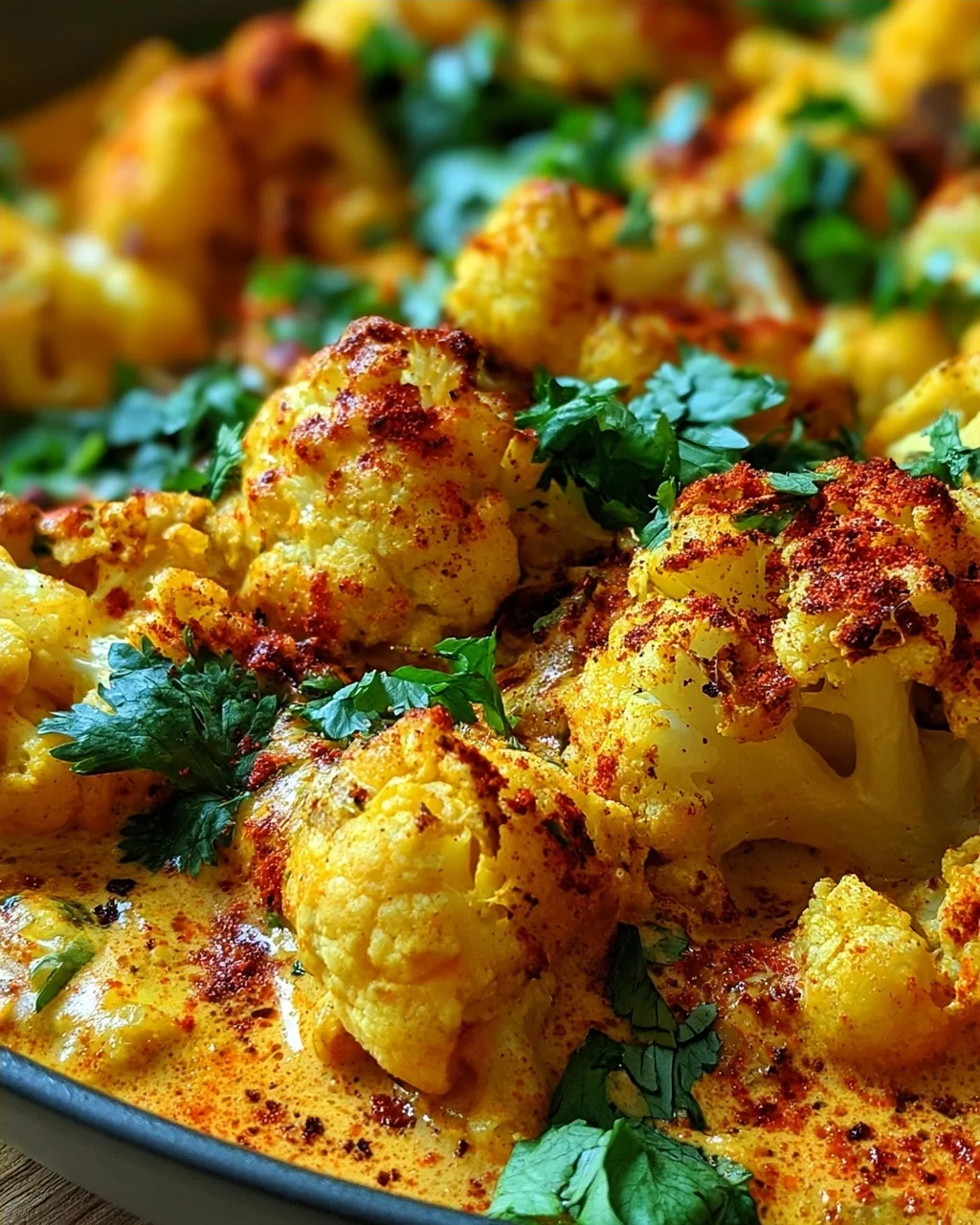 Blumenkohl Curry aus dem Backofen