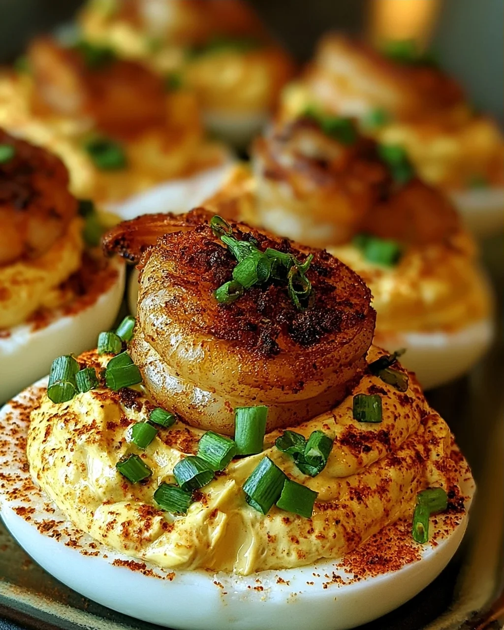 Cajun Garnelen Eier mit Senf – Einfach lecker!