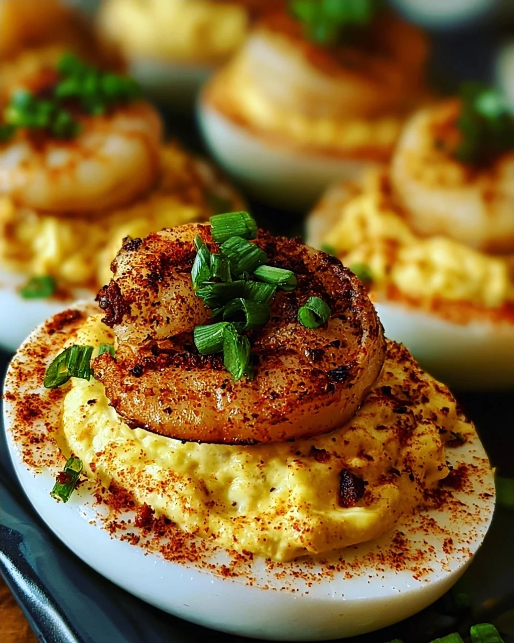 Cajun Garnelen Eier mit Senf – Einfach lecker!