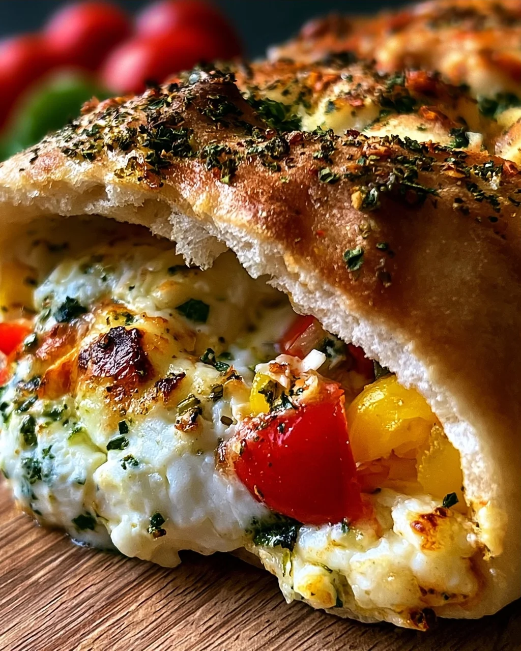 Cremiger Heisser Schafskaese Im Fladenbrot – einfach köstlich!