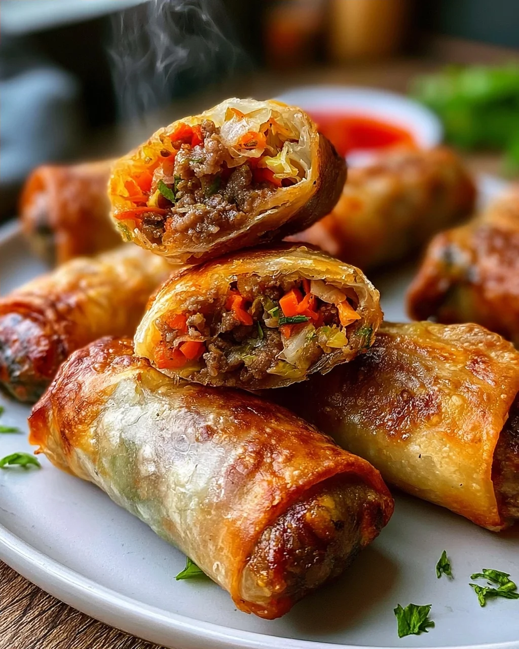 Crispy Frühlingsrollen Aus Dem Airfryer: So lecker!