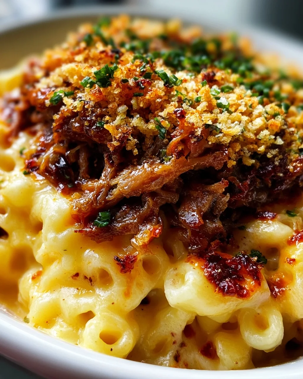Dekadentes BBQ Pulled Beef Mac and Cheese: Ein Geschmackserlebnis der Extraklasse