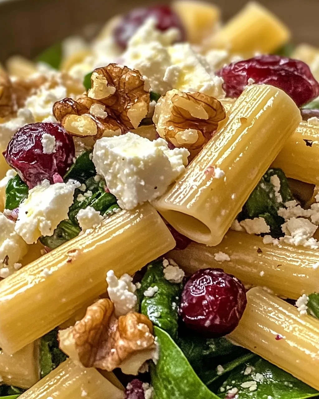 Feta & Cranberry Rigatoni Salat für jede Gelegenheit