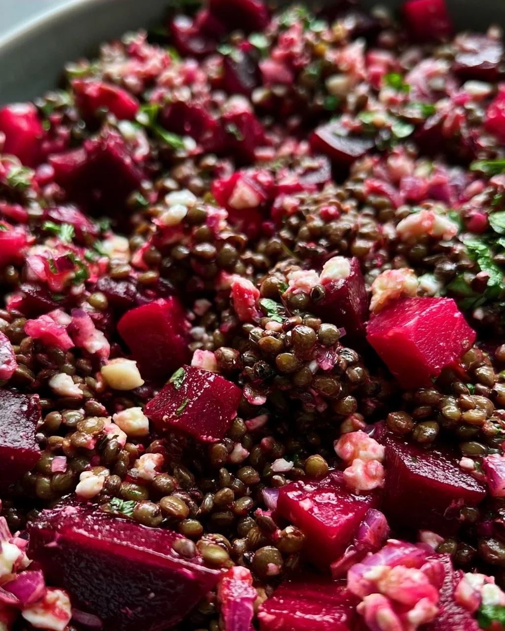 Gesunder Rote Bete Linsen Salat – Lecker und Nährstoffreich!