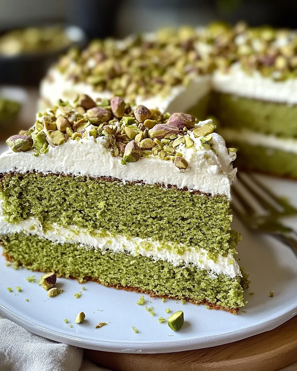 Glutenfreier Matcha-Pistazienkuchen für jeden Anlass