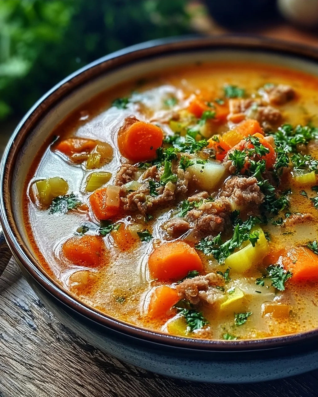 Herzhafte Lumpensuppe