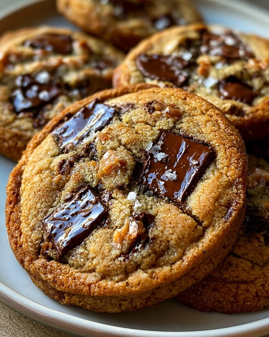 Himmlische Braune Butter Toffee Schoko Chunk Cookies Rezept