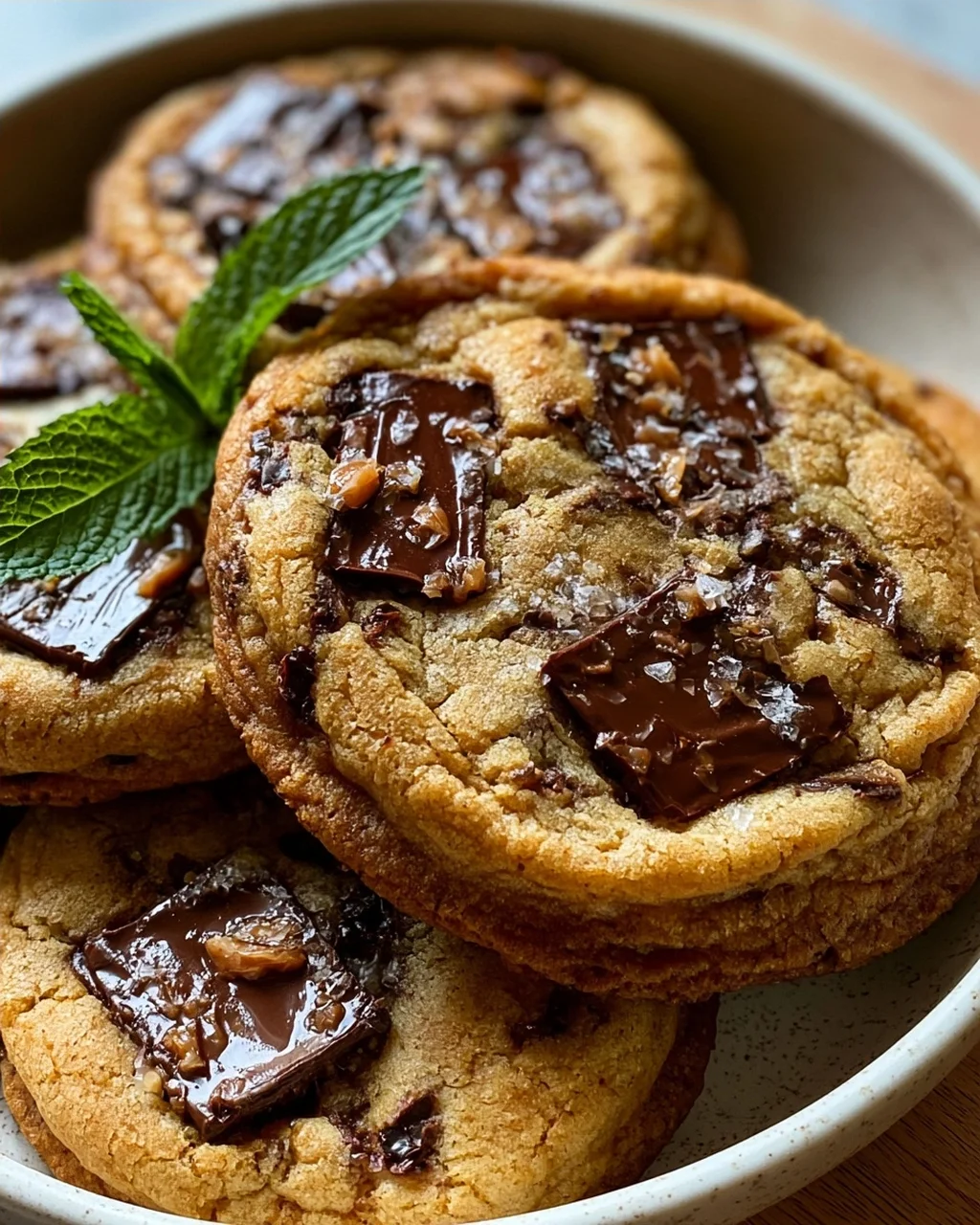 Himmlische Braune Butter Toffee Schoko Chunk Cookies Rezept