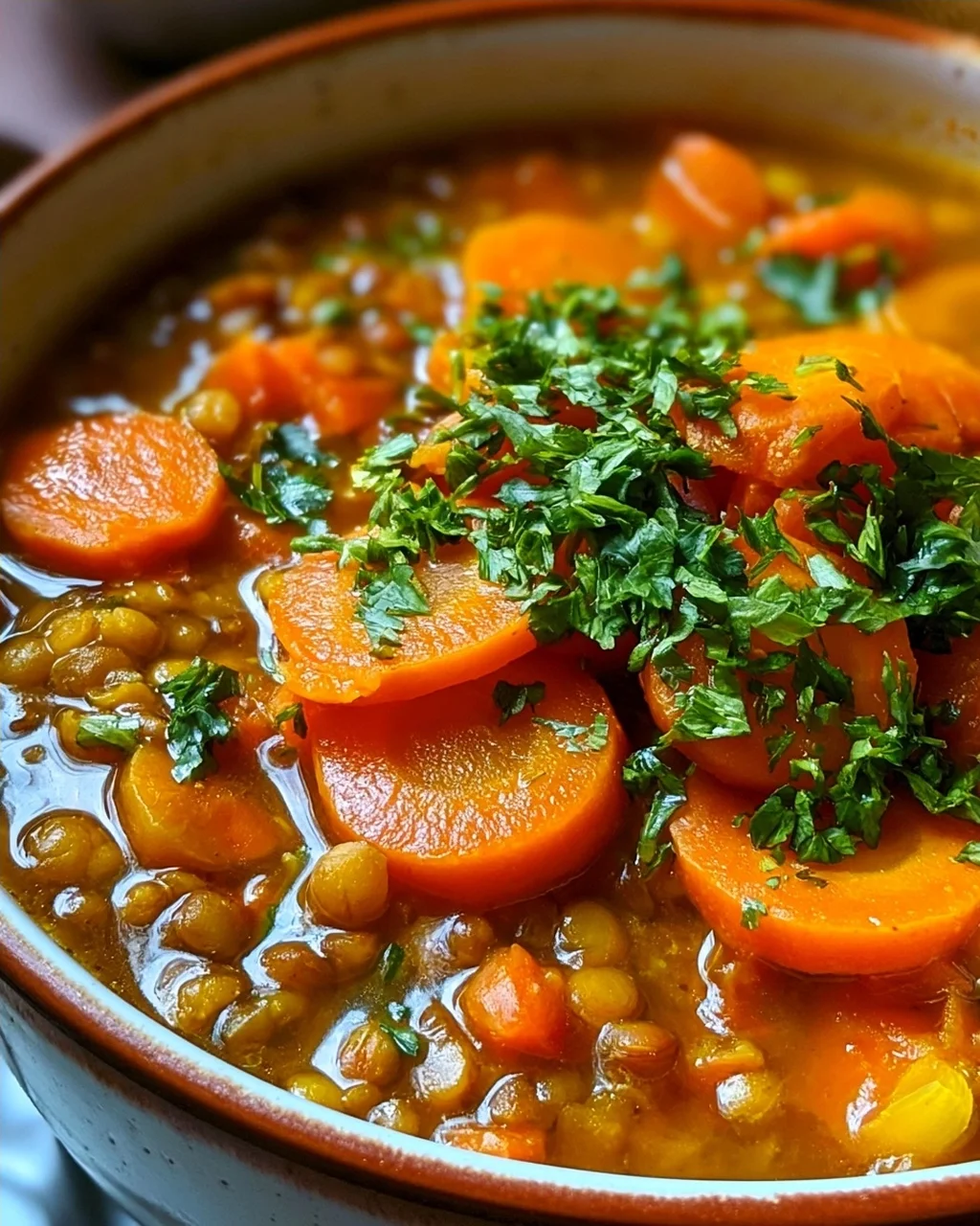 Karotten- und Linsensuppe für kalte Tage