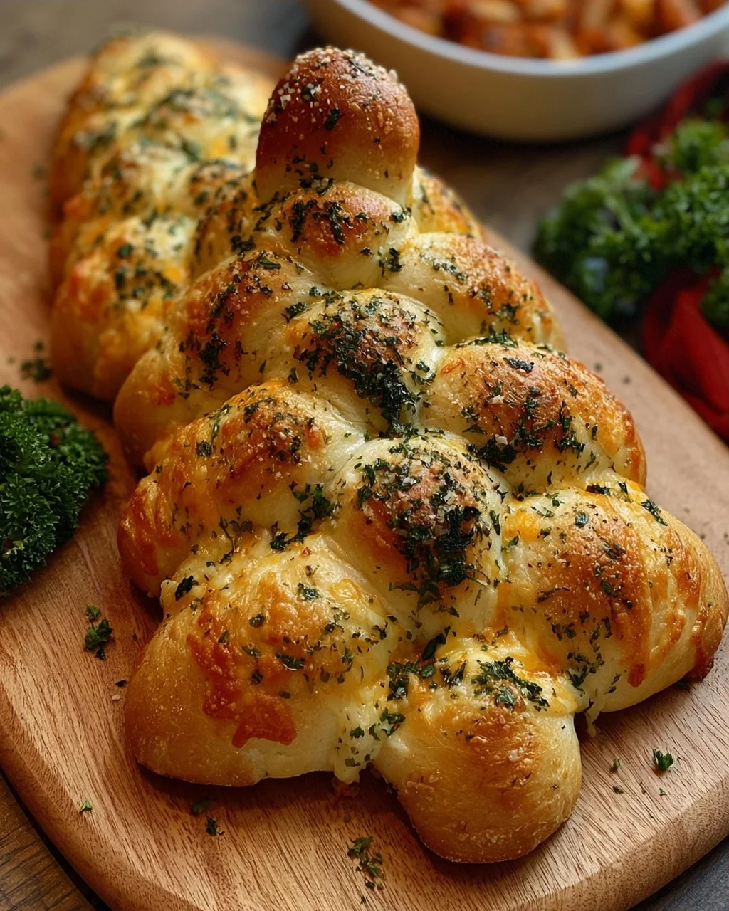 Käse-Weihnachtsbaum-Brot: Einfaches Rezept für festliche Freude!