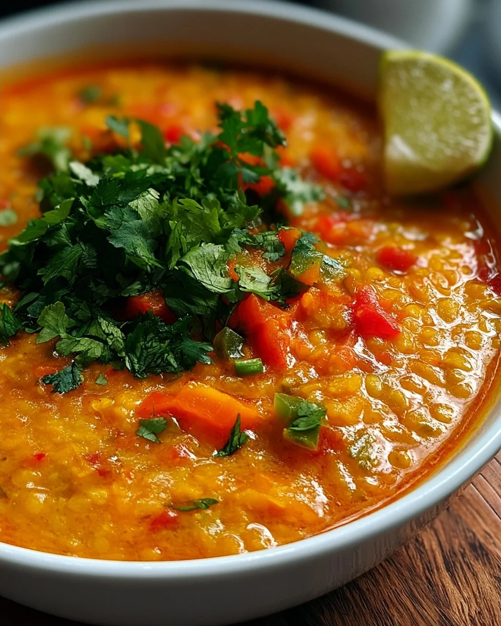 Köstliche Thai Kokos-Rote Linsen Suppe – Einfach und Gesund!
