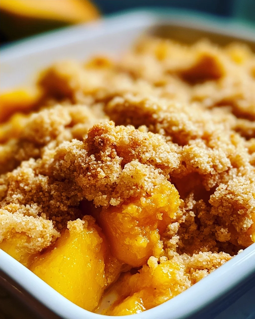 Mango Krümel – Ein veganer Genuss aus dem Ofen