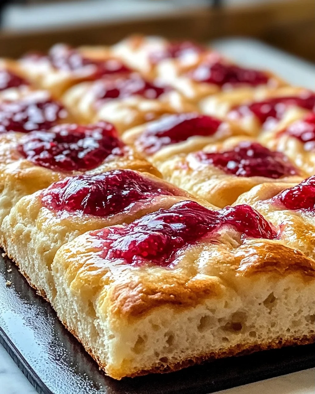 Marmeladenteig-Focaccia: Süße Versuchung für Frühstück