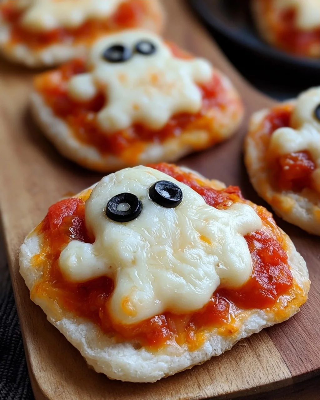 Mini-Geisterpizzas