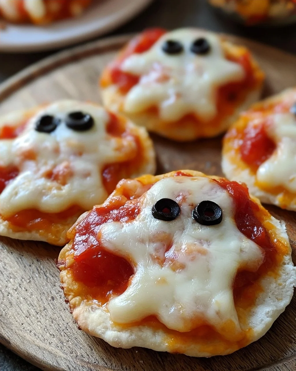 Mini-Geisterpizzas