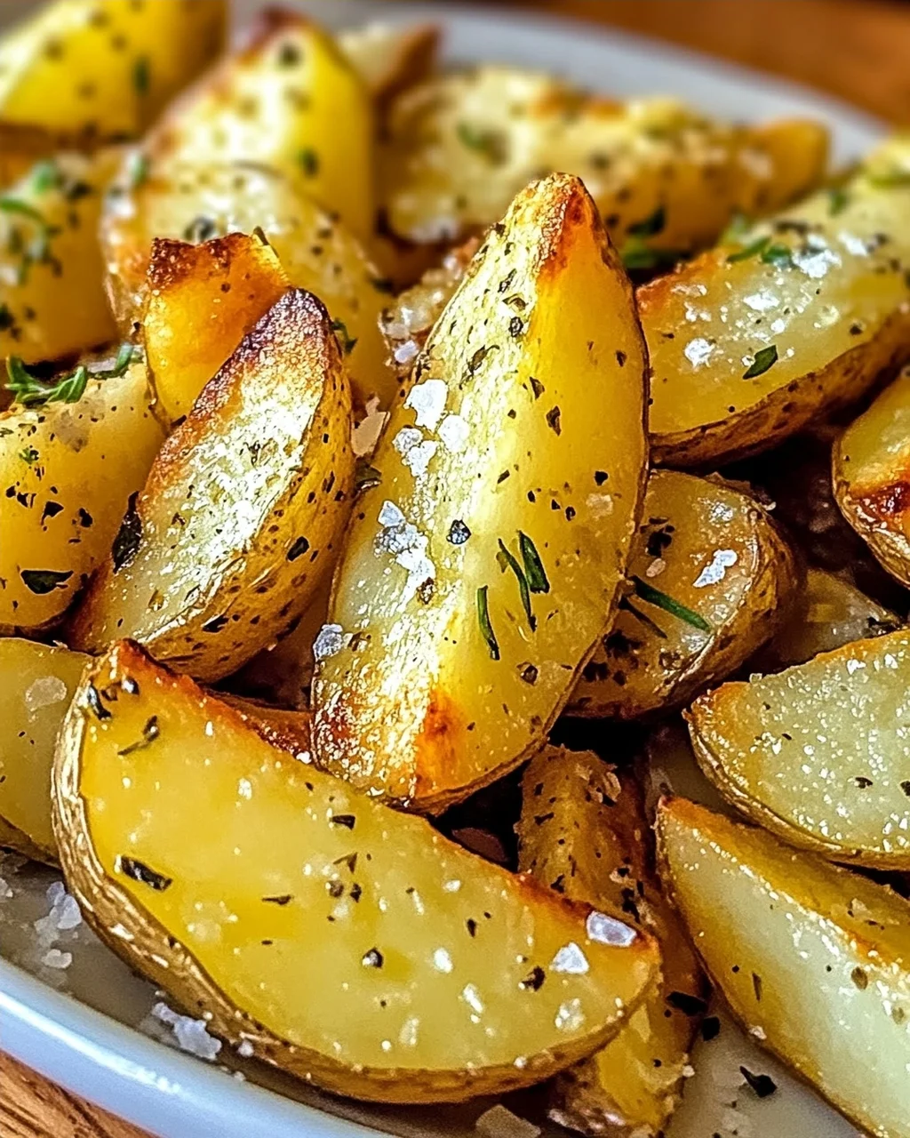 Perfekte knusprige griechische Zitronenkartoffeln genießen