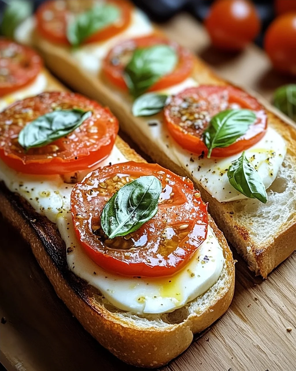 Schnelles Tomaten-Mozzarella-Baguette