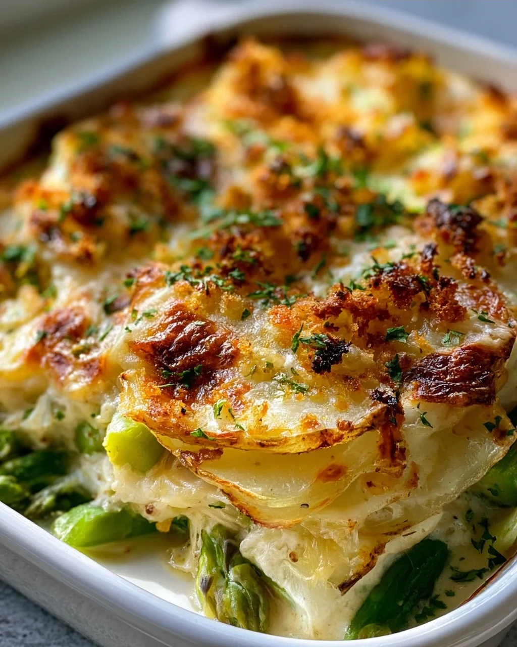 Spargel Kartoffel Auflauf mit Kräutern – Ein Genuss für Feinschmecker!