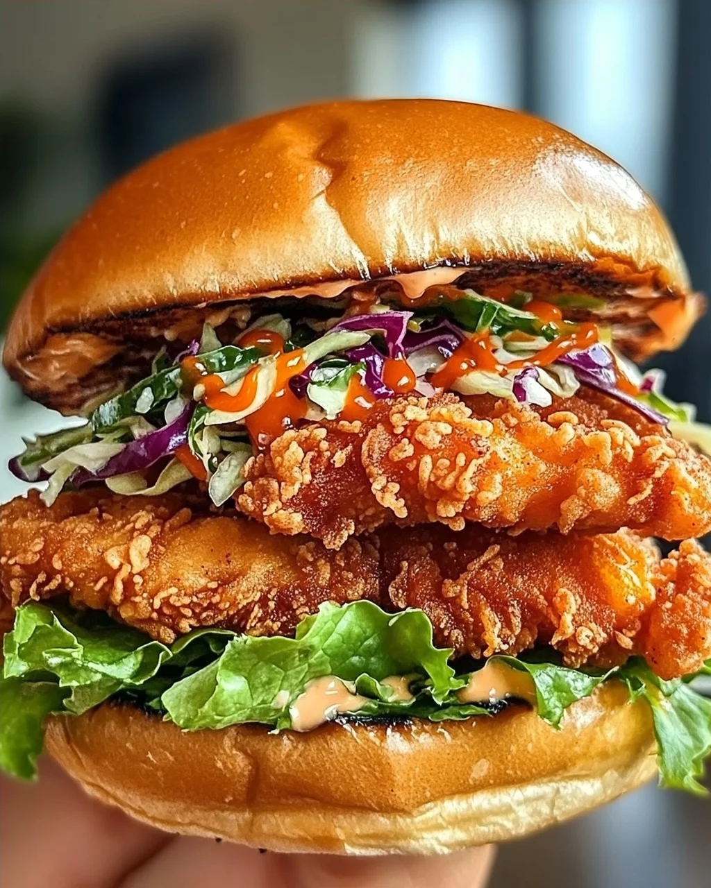 Thai Fried Chicken Sandwich: Ein köstlich knuspriges Rezept