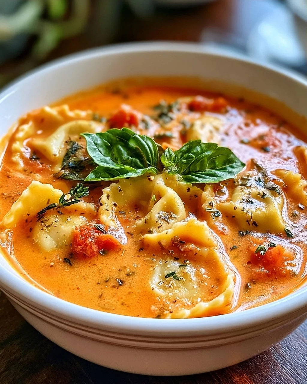 Toskanische Ravioli Suppe für gemütliche Abende