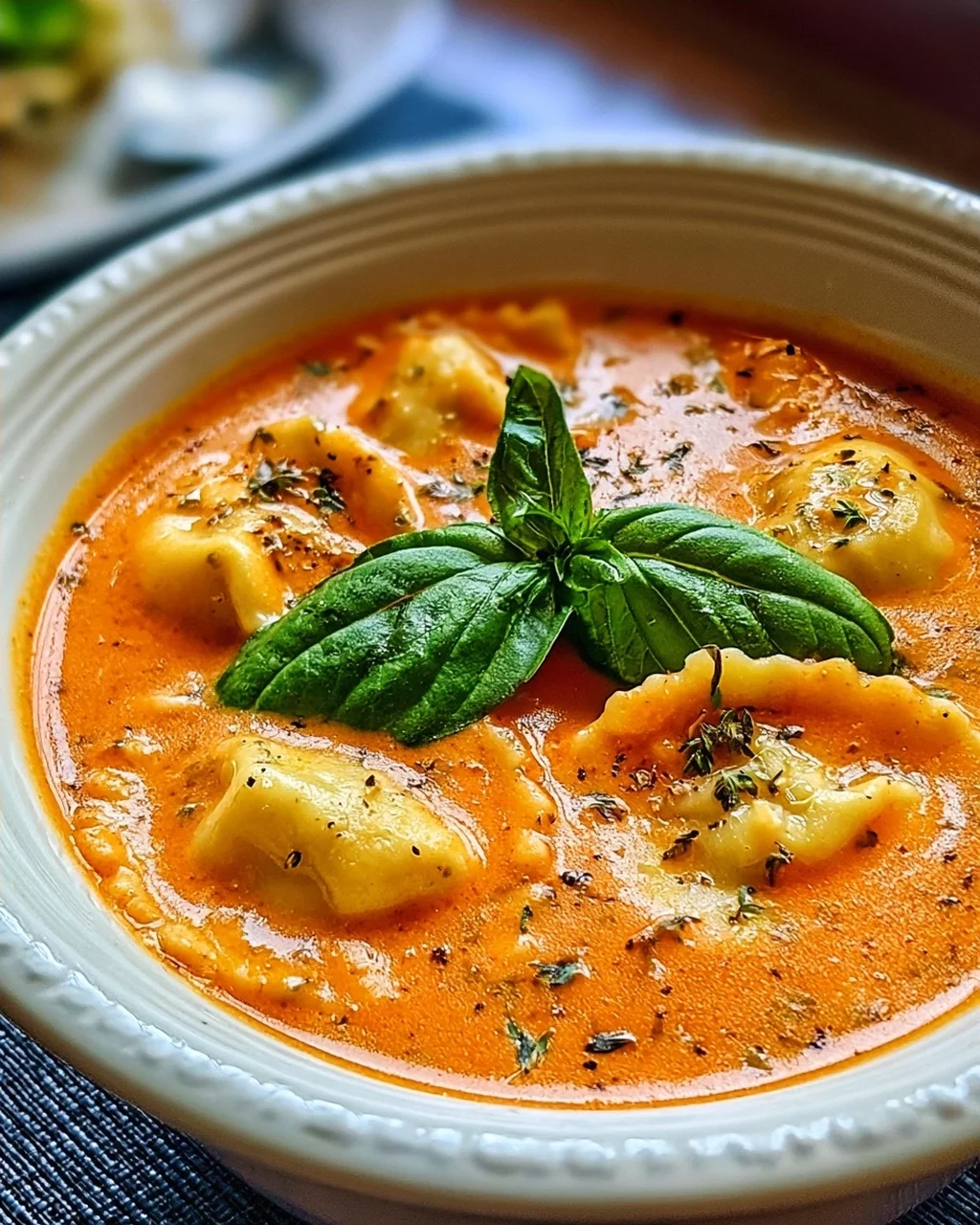Toskanische Ravioli Suppe für gemütliche Abende