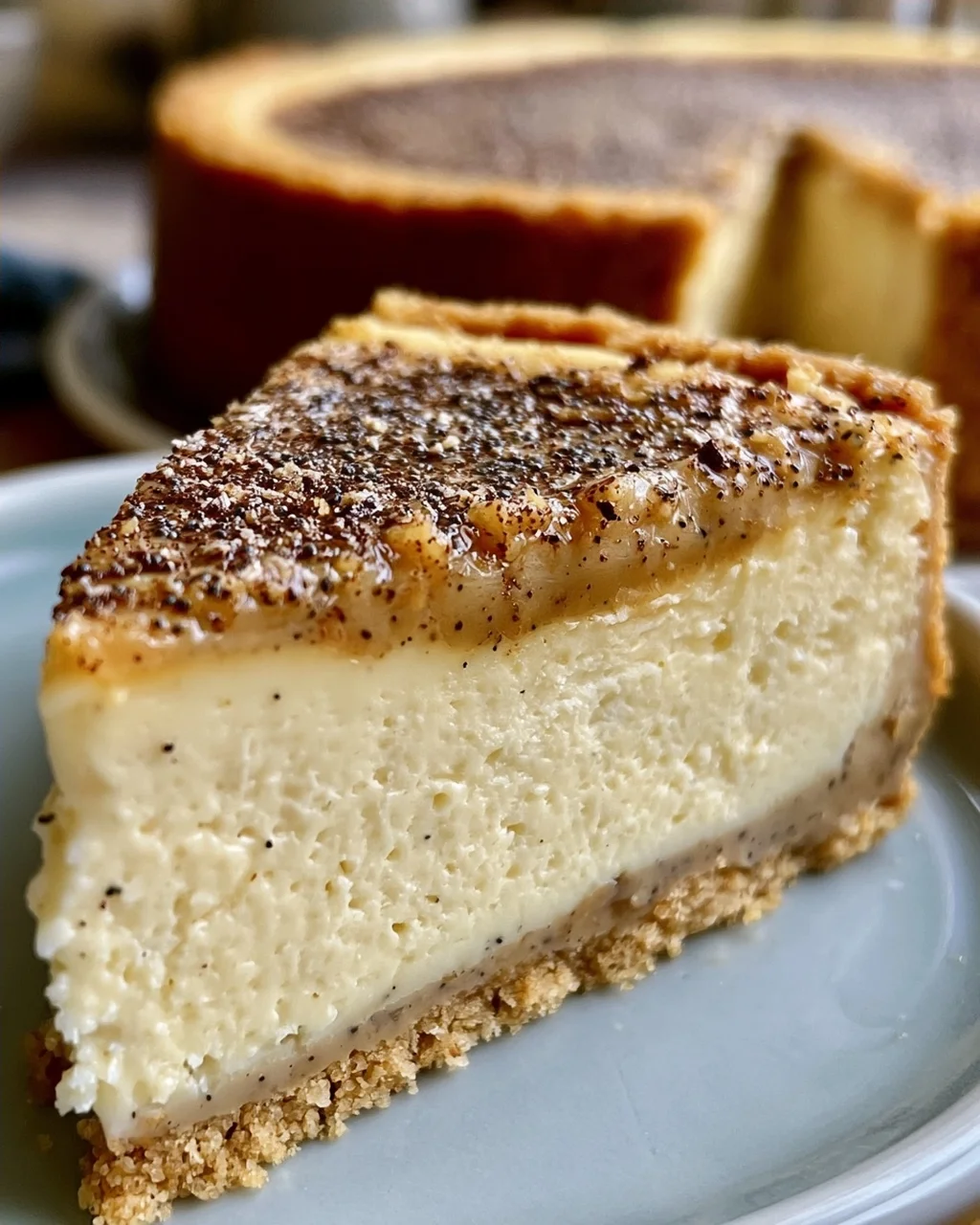 Vanillebohnen-Braunbutter-Käsekuchen für Genießer